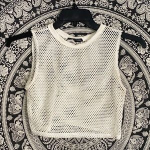Fishnet Crop Top